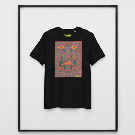 Vivid community Unisex organic cotton tee supports mental health foundation