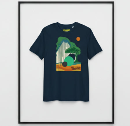 HAVEN unisex organic cotton tee supports shelter