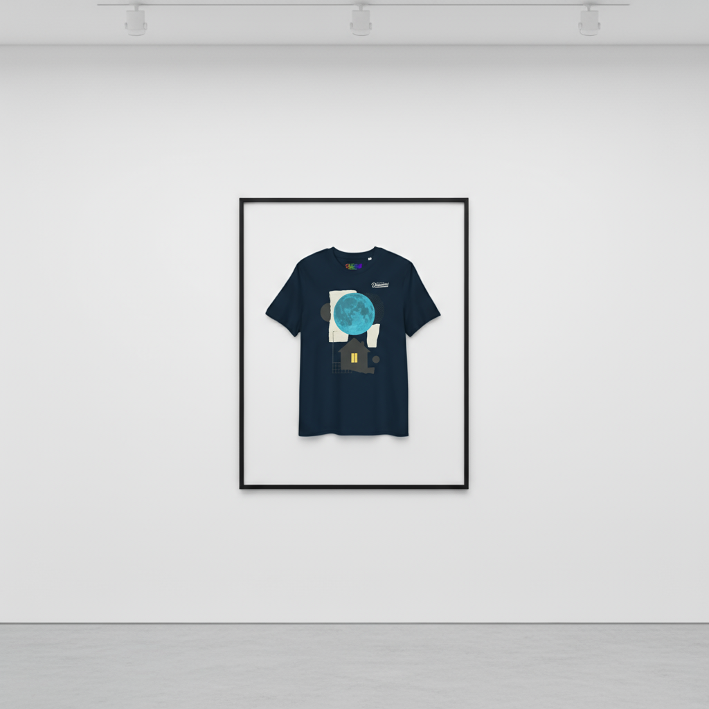 Safe at Night unisex organic cotton tee supports shelter