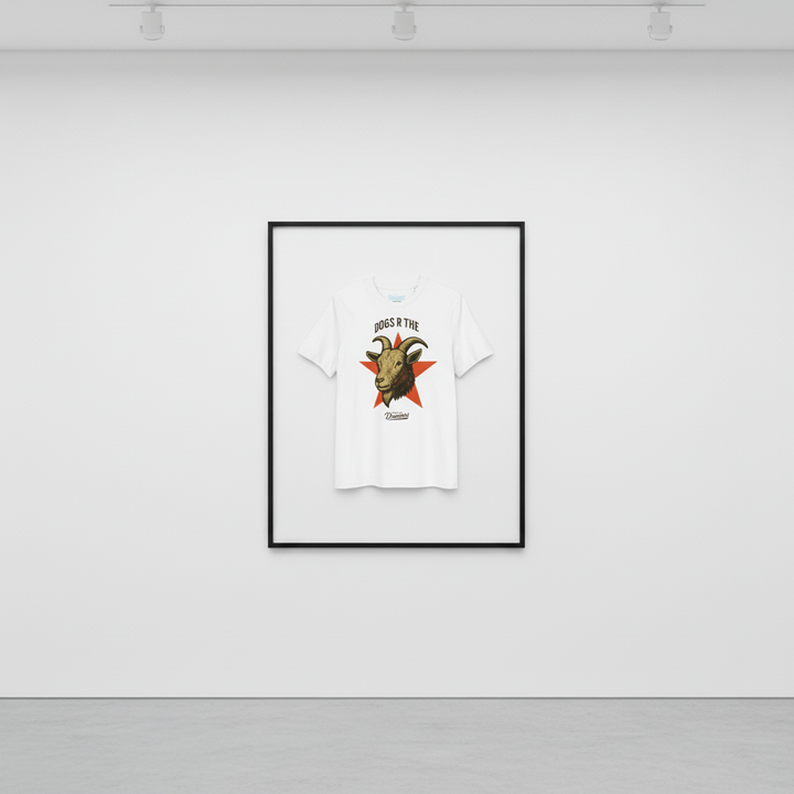 dogs r the goat Unisex organic cotton tee supports Happy Doggo